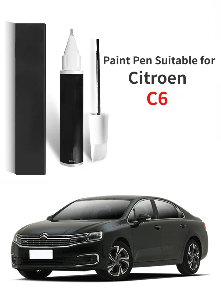 

Ручка Touch Up 2 в 1 Paint Pen подходит для Citroen C6 Paint Fixer Haoyue Grey Carbon Crystal Black Pearl White Special C6 Car Sup
