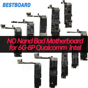 Bilashmart No Nand Bad Motherboard iPhone 8 Plus 8 7 6SP 6S 6G 7P Board Disassembly Parts Mainboard Practice Withdrawal IC Repair Skill