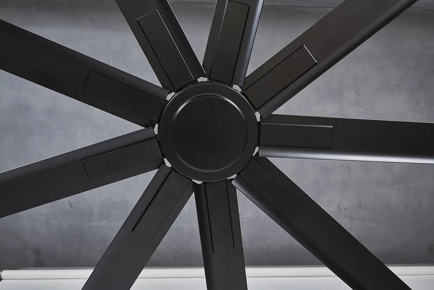 Ventilador de teto industrial com motor DC de 96 polegadas, ventiladores de teto externos internos ou cobertos com classificação úmida para casa