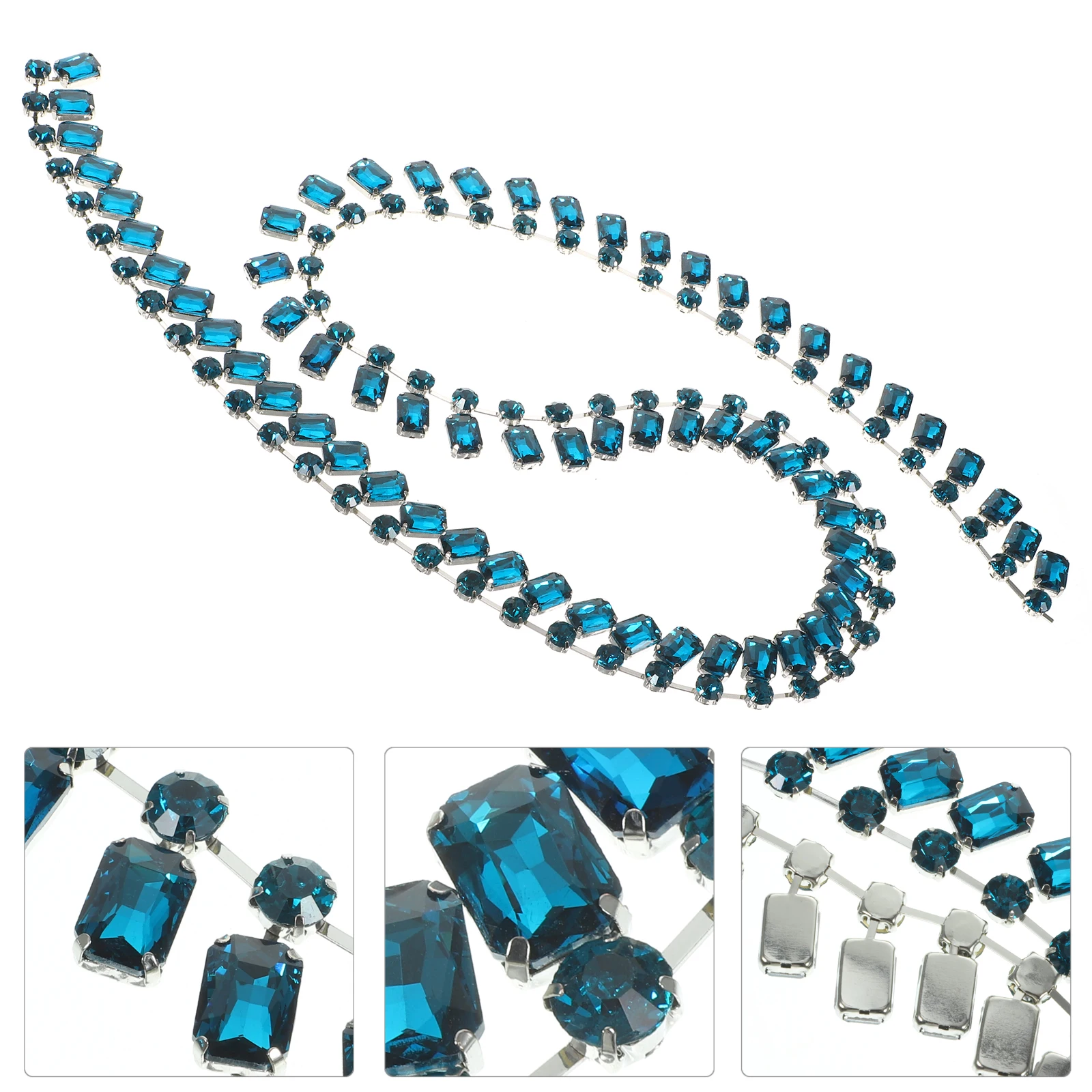 

Delicate Alloy Chain Wedding Sash Belt Charm Diy Clothing Shoe Decorative Applique Jewelry Patch Brooch Bag Accessory