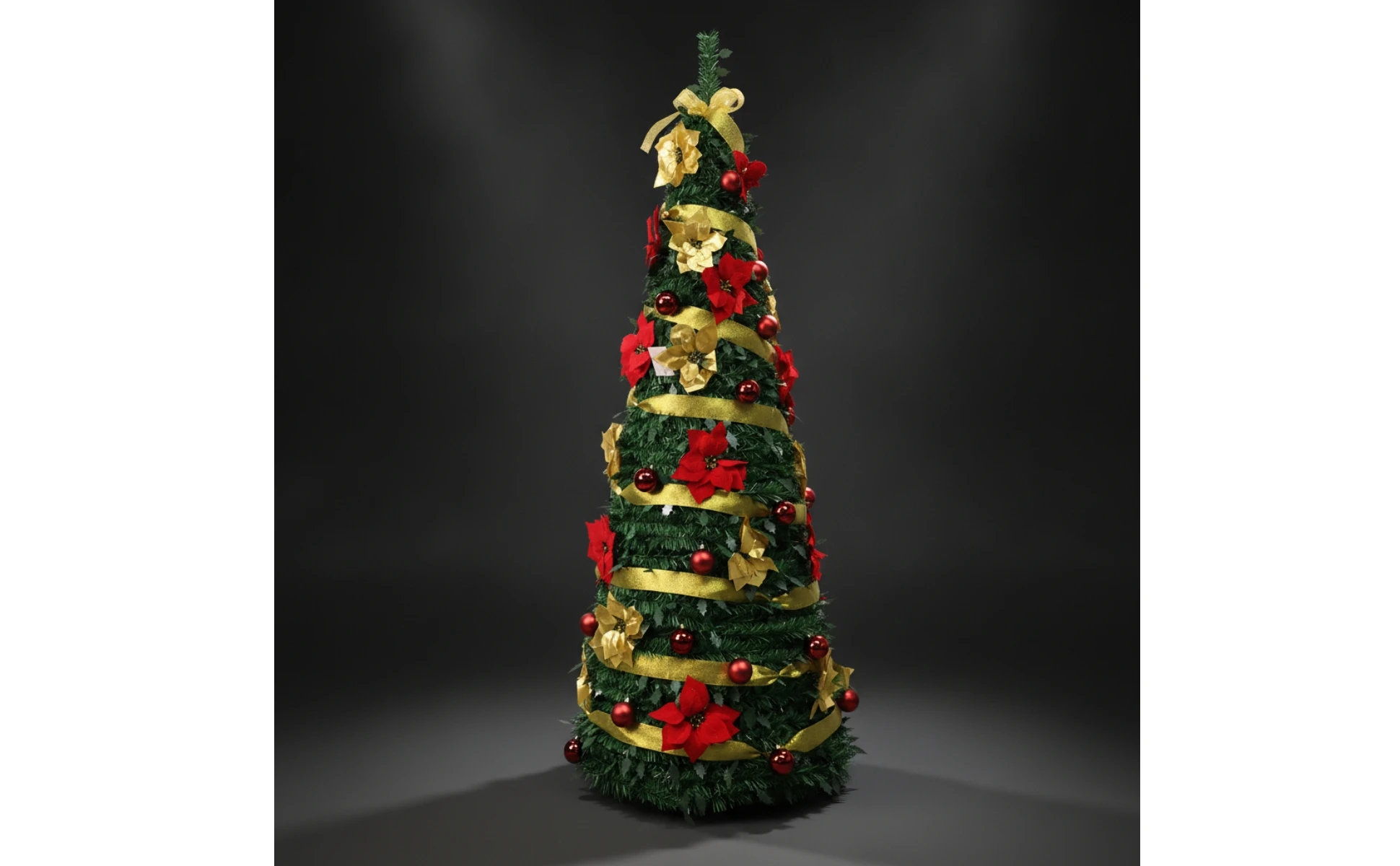 Artificial Christmas Tree with Ornaments Easy Setup Christmas Tree with Decorations Foldable Dense for Indoor Holiday Display Artificial Christmas Tree with Ornaments Easy Setup Christmas Tree with Decorations Foldable Dense for Indoor Holiday Display