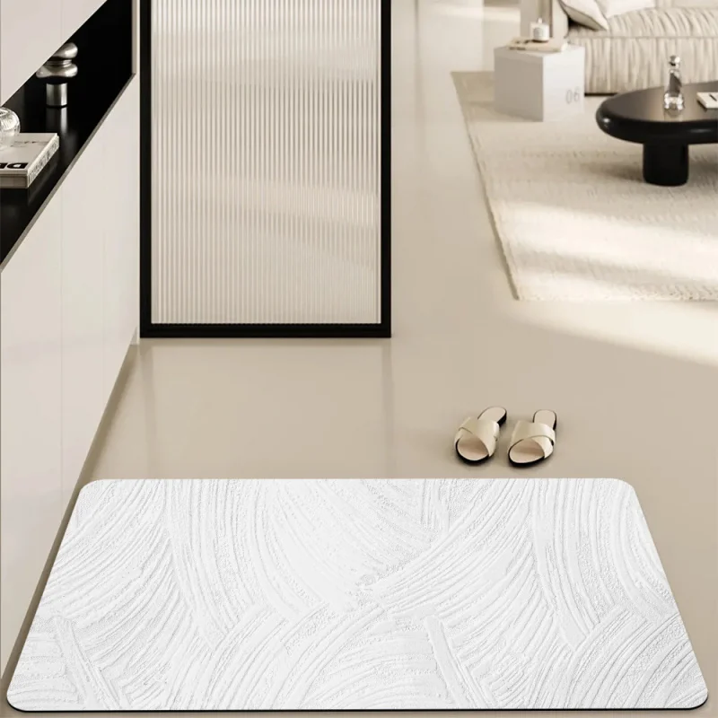 

VIKAMABathroom anti-slip carpet floor mat, water-absorbent home entrance mat