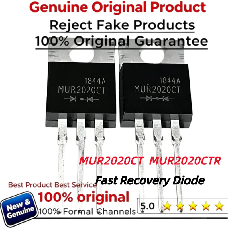 5-10-20pair 100% High Quality Common Cathode MUR2020CT  MUR2020CTR Fast Recovery Diode 20A / 200V TO-220