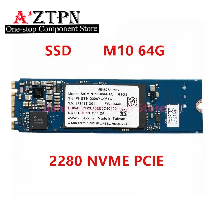 New SSD M10 64G 32G 2280 For Intel Aoteng Generation 2 Notebook Drive M.2 Solid StateMemory Acceleration Cache Nvme