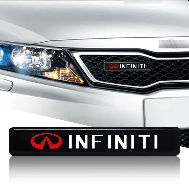 

Car Front Cover Grille Lamp Emblem Decor Lightings LED Light For Infiniti Q50 FX35 Q30 G37 Q70 QX70 G35 Q60 QX50 QX60 QX80
