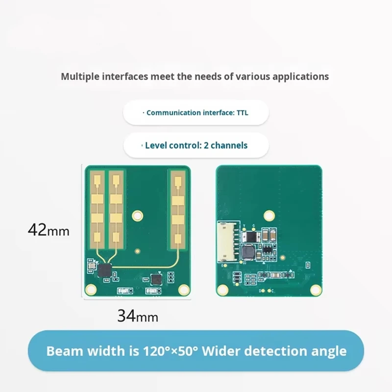 Super Sale SRR242 24GHz MmWave Radar Module - Static Ranging & Speed Sensor for Vehicle Fog Light Guidance Systems