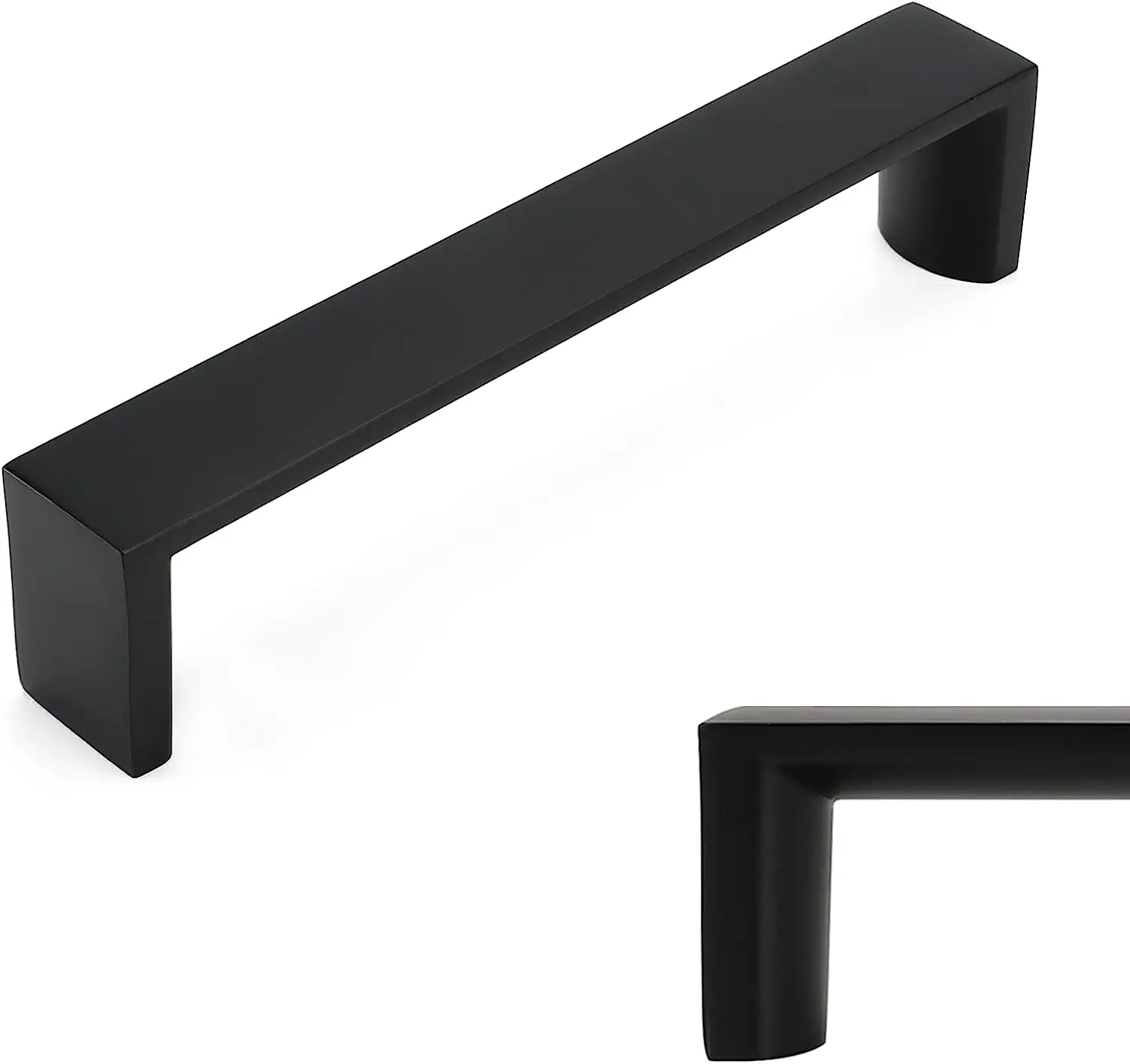 

Cabinet Pulls Square Kitchen Cabinet Handles Black Cabinet Pulls Hardware for Dresser Cupboard Wardrobe 5 Inch Hole Centers