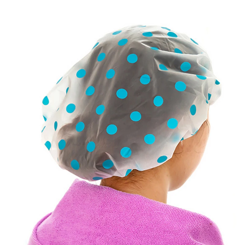 1/2/3 Uds ducha mujer baño Hotel ducha de casa baño gorros elásticos para el cabello sombreros Spa peluquería capó cubierta impermeable para el