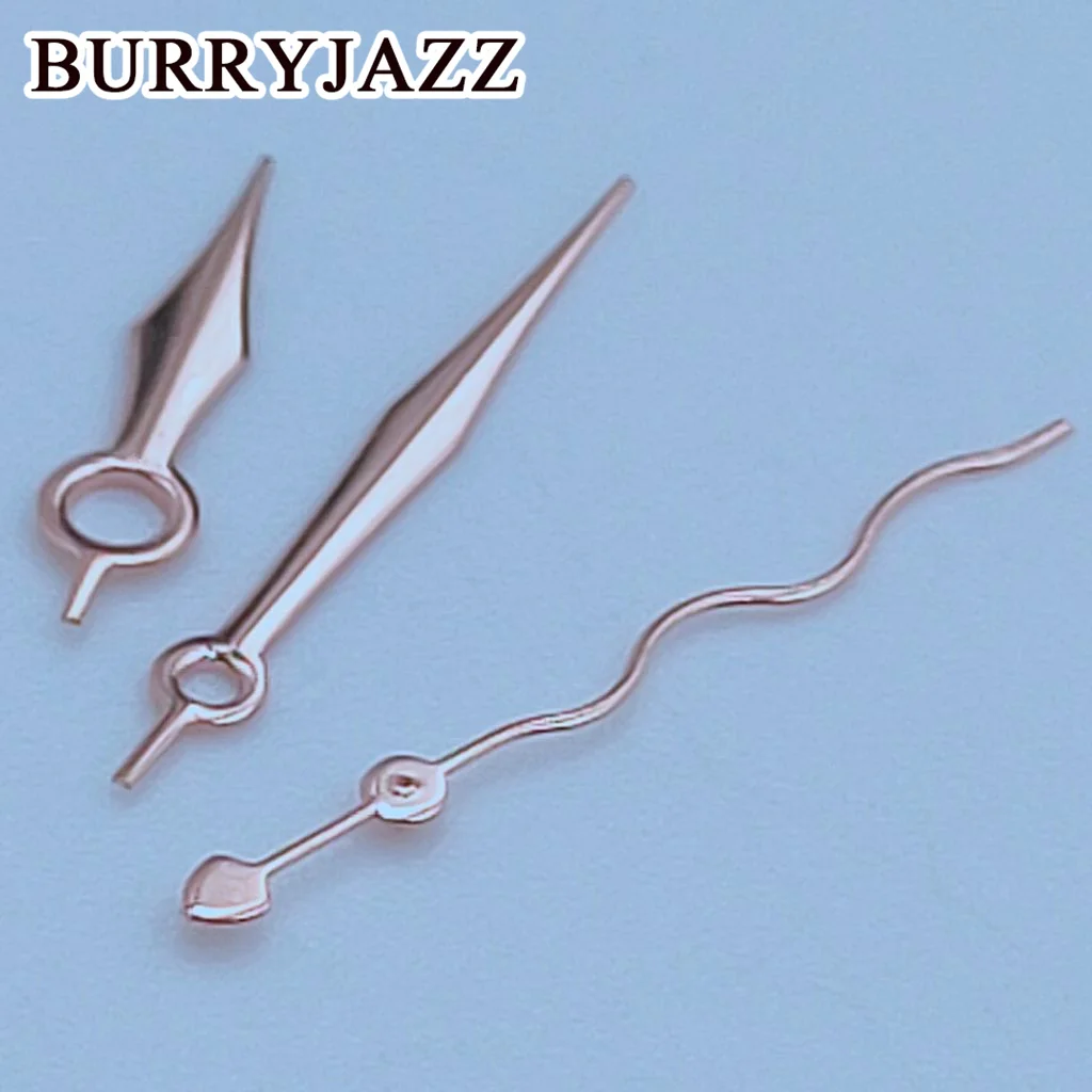 BURRYJAZZ NH35 NH36 NH38 7S26 7S36 4R35 4R36 manecillas de reloj de oro rosa plateado