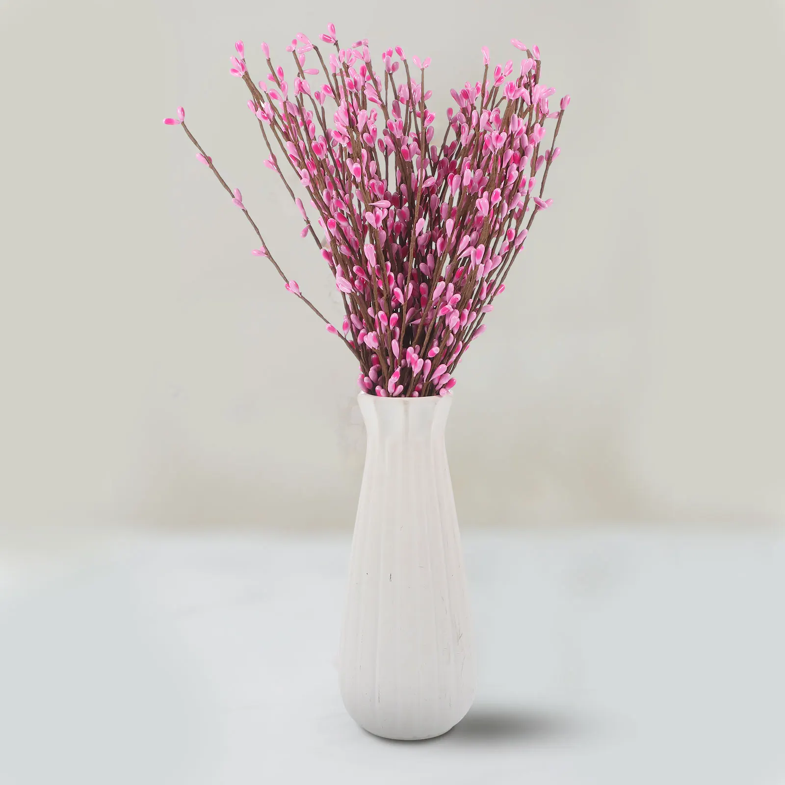 

10 Pcs Artificial Berry Branches Faux Flower Arrangement Desktop Decoration Paper Stems Colored CuttingsFruit Christmas Wedding