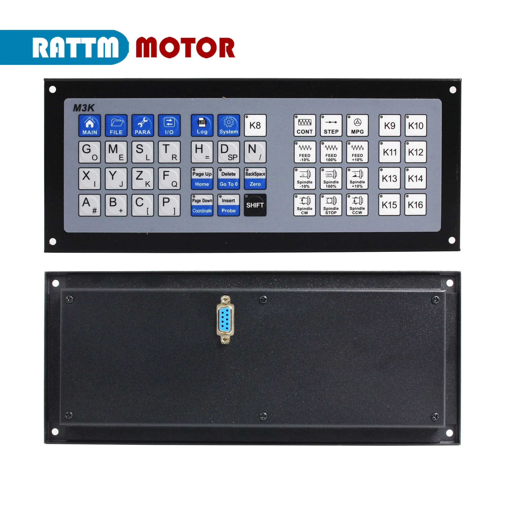 4 Axis 5 Axis CNC Standalone Motion Controller off-line DDCS Expert with Extended Keyboard M3K 24V DC Power supply