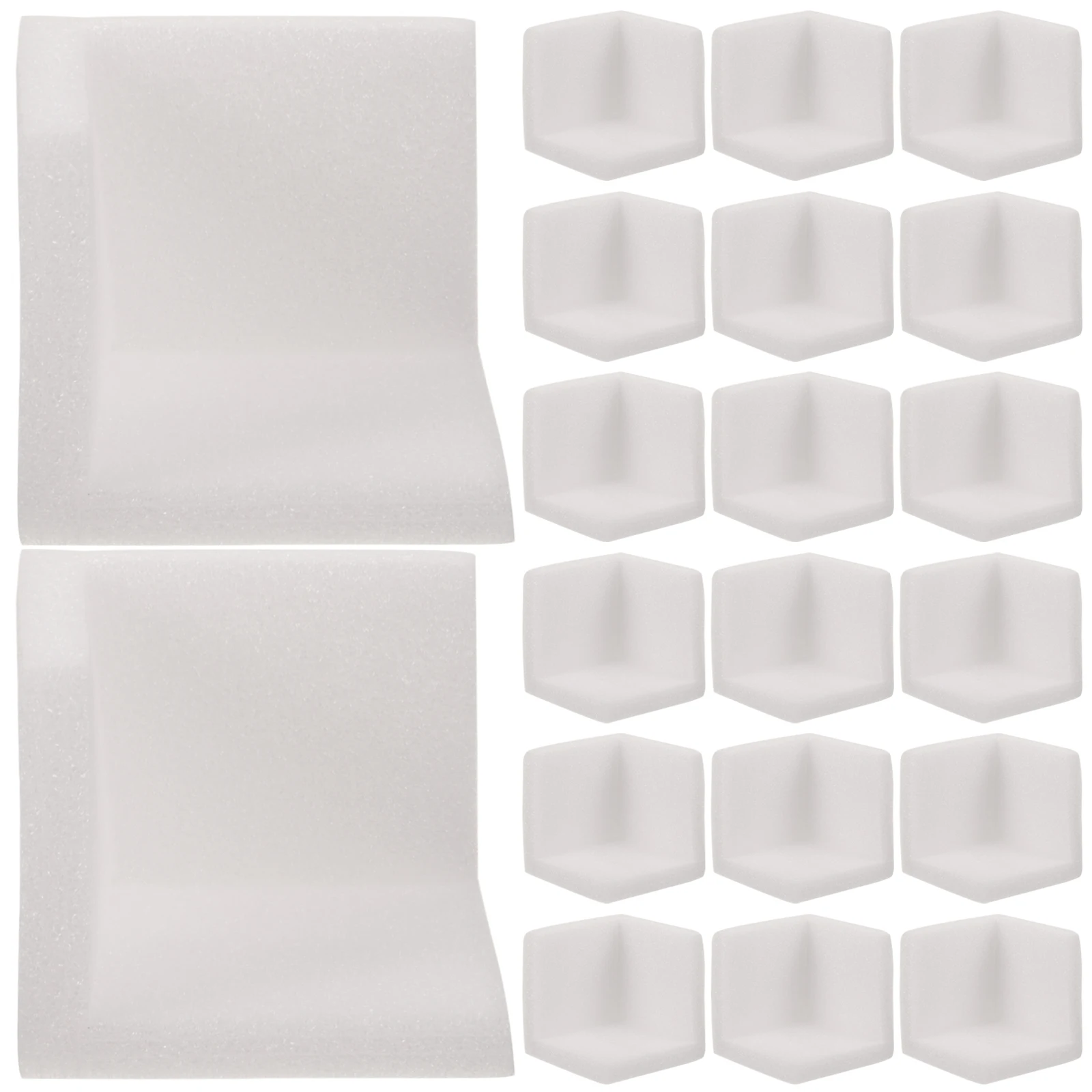 50 pçs protetor de canto expandido polietileno móveis borda guardas para envio mesa sofá quadro proteção guardas de canto