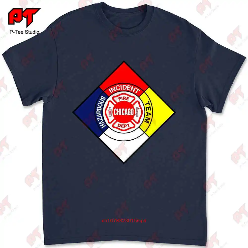 New Fire Department Chicago Hazardous Special Operations Firefighter T Shirt VUIM