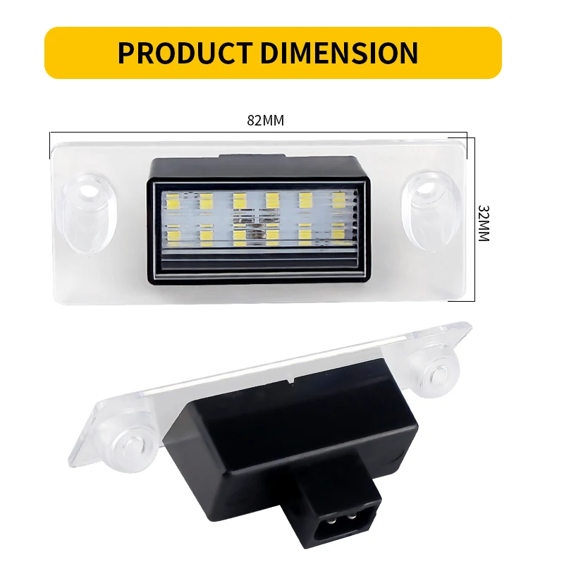 2 قطعة الأبيض LED رقم الترخيص لوحة ضوء مصابيح لأودي A4 B5 1995-2001 خطأ مجاني 8D 0943021 ج، 8 د 0943021 د