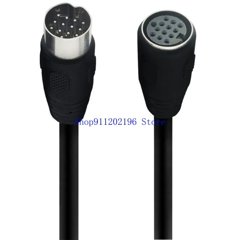 P82A DIN13P Male to Male/Female 13Pin Extender Cable Cord Adapter Connector Plug Extension Cord for Stage Nebulizer