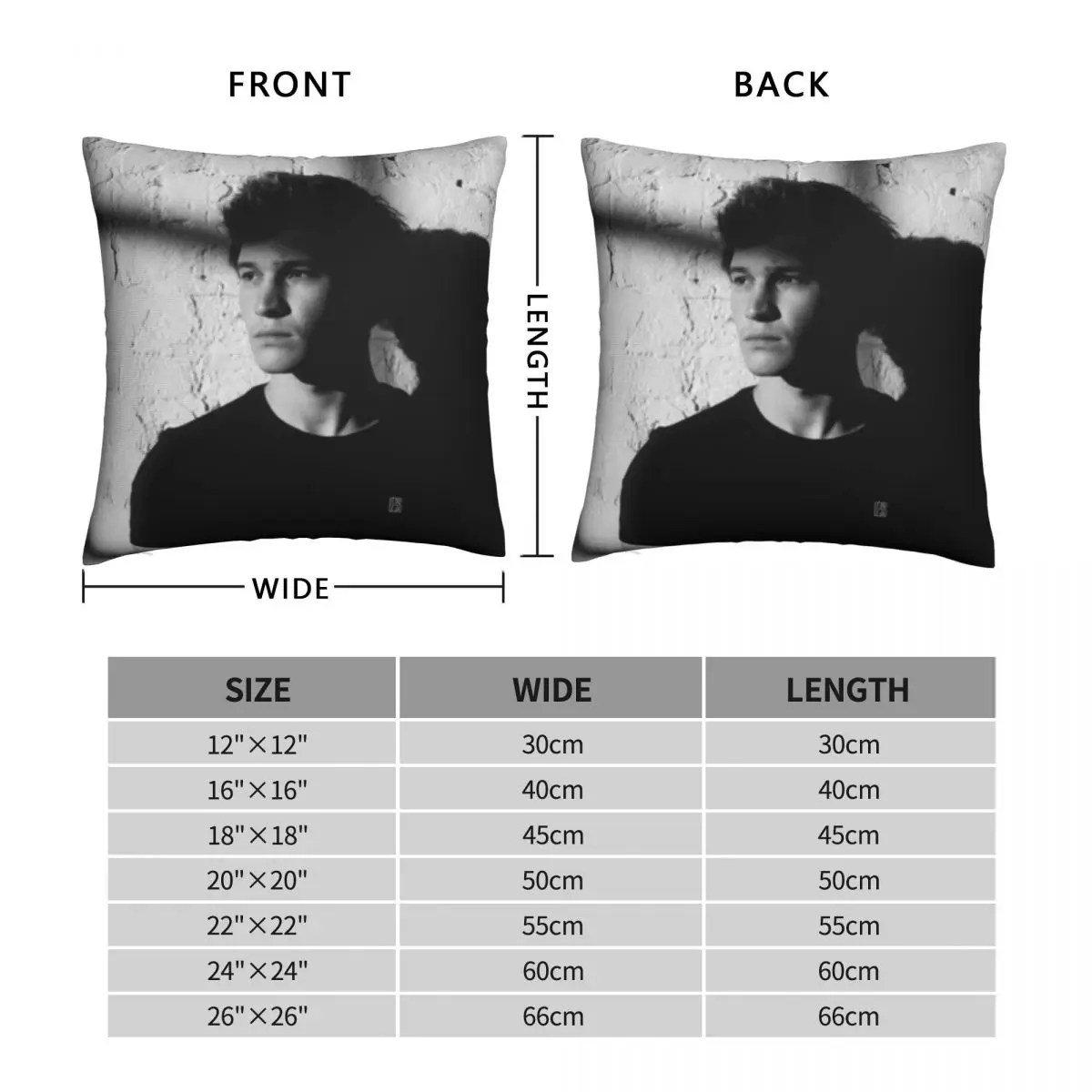 Wincent Weiss Pillowcase Polyester Linen Velvet Creative Zip Decorative Throw Pillow Case Car Cushion Cover Wholesale