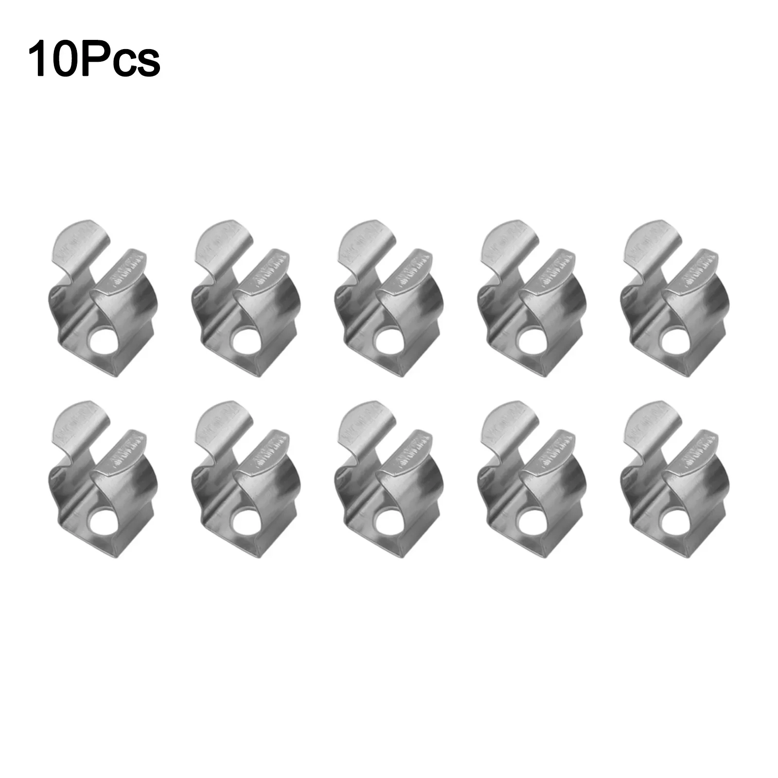 10 Spring Terry Clips 304 Stainless Steel Designed For Holding Tools Rakes Brooms And Other Items In Garage Or Workshop