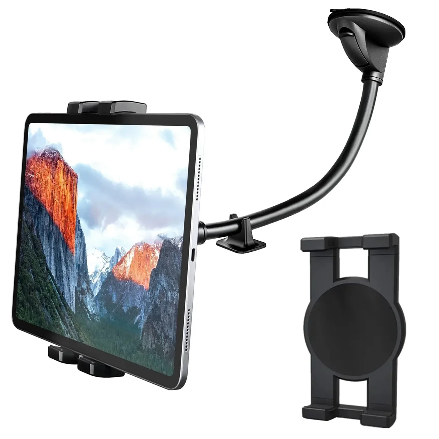 Windshield Car Tablet Mount Truck Window Dashboard Phone Tablet Holder Suction Cup Long Arm for iPad 11 12.9 Air Mini 4.0-11inch