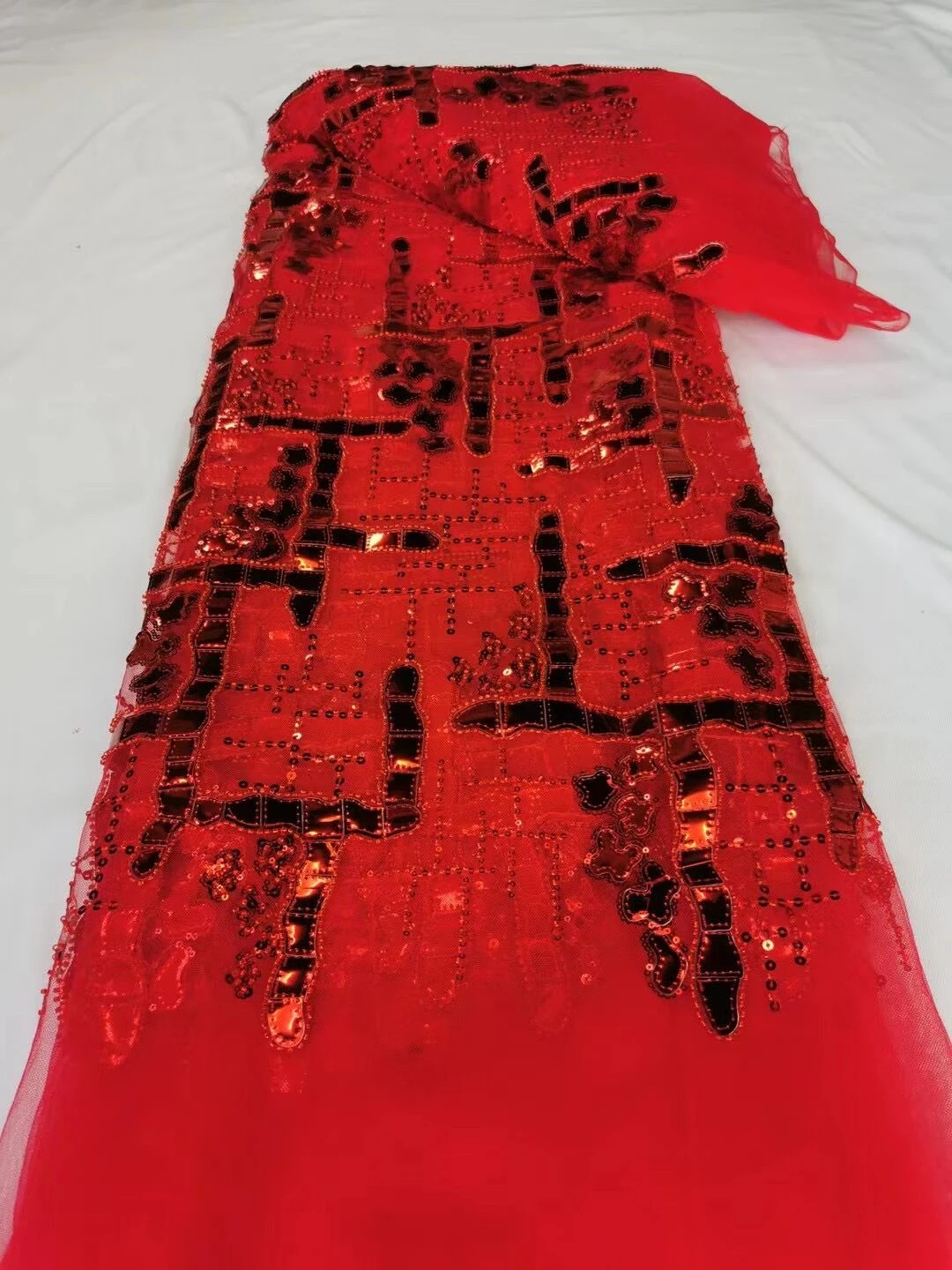 

Африканская кружевная ткань, нигерийский тюль, вышитый свадебный материал, мягкий хлопок, дамасский материал для свадебных платьев, 5 ярдов, 2026