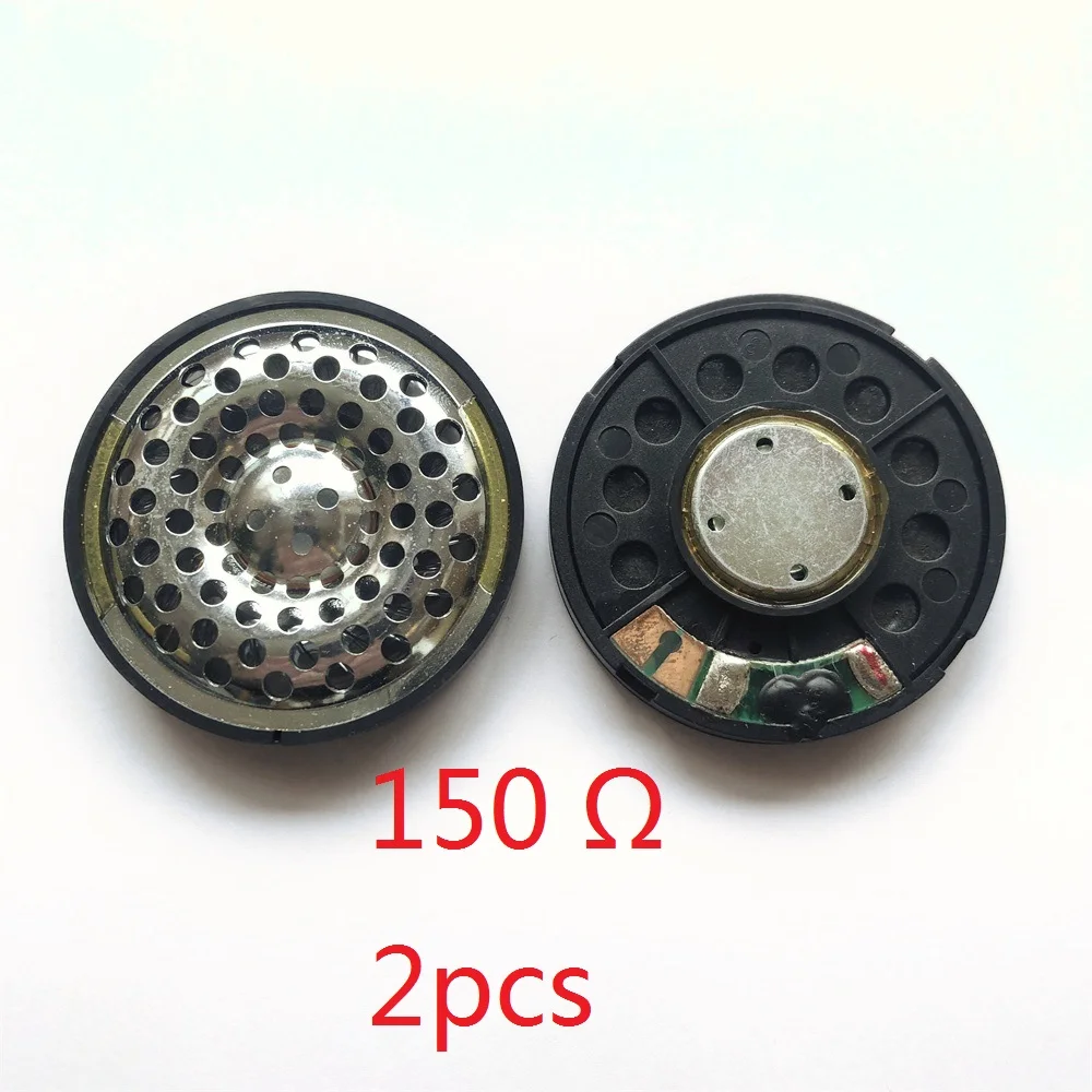 Awesome Sound New 53mm Speaker 150 Ohm Steel Shell Replacement DIY Headphones Unit High Impedance