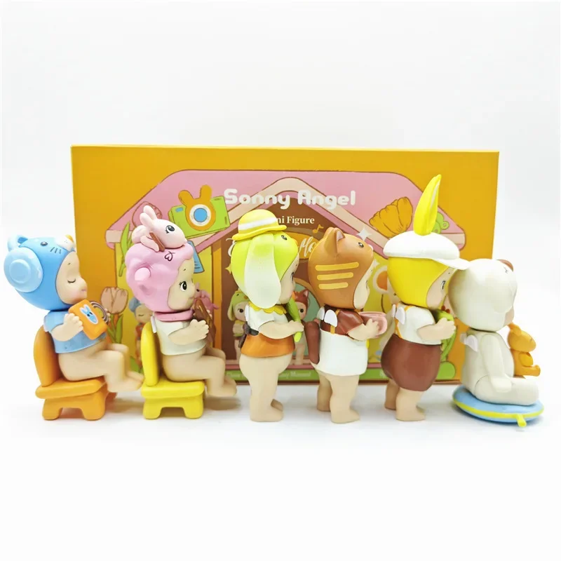 Sonny Angel Enjoy the moment Series Blind Box Mini Cute Surprise Box Kits Figurine PVC Statue Desk Decor Christmas Toys Gifts