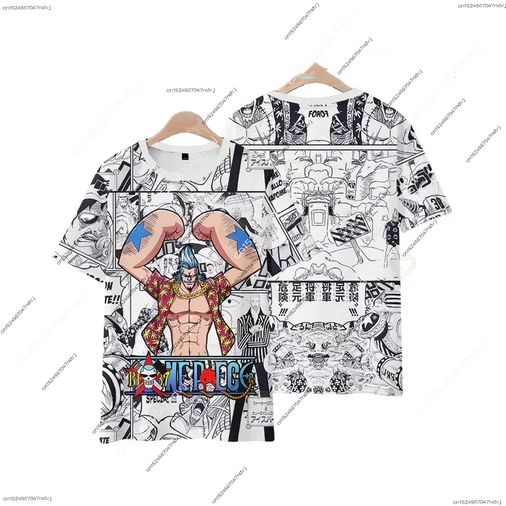 قطعة واحدة لوفي ثلاثية الأبعاد مطبوعة تيشيرت صيفي الكبار الرجال/النساء الشارع الهزلي نمط ملابس الفتيان/الفتيات مضحك الكرتون قصيرة الأكمام بلايز
