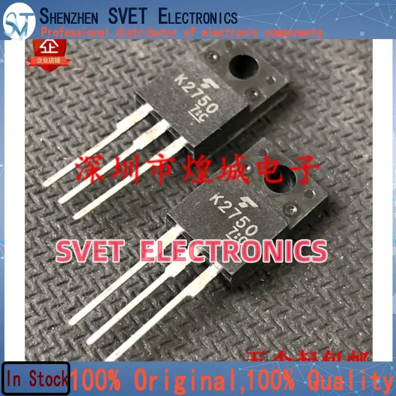 10PCS-50PCS  2SK2750 K2750  TO-220F 600V 3.5A   Original In Stock Fast shipping