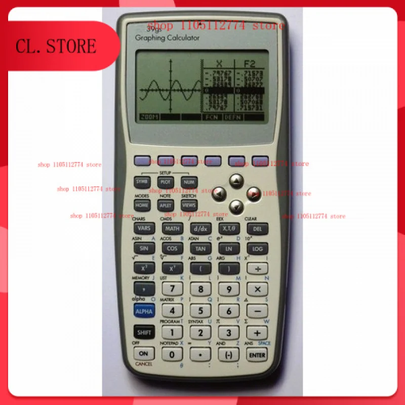 

95% новый оригинальный графический калькулятор CIENTIFICA для научного графического калькулятора HP 39gs с кабелем