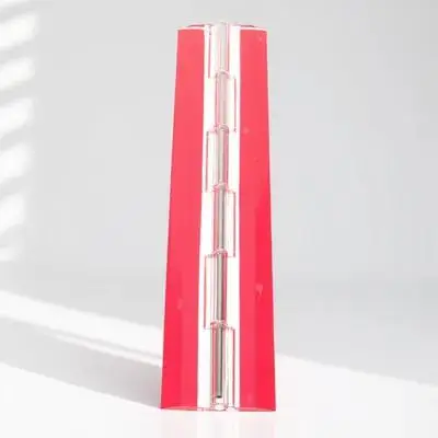 مفصلات أكريليك صغيرة ذاتية اللصق مفصل بيانو قابل للطي لصندوق الخزانة مشغولات يدوية مفصلات صغيرة مزخرفة شفافة مفصلات البيانو