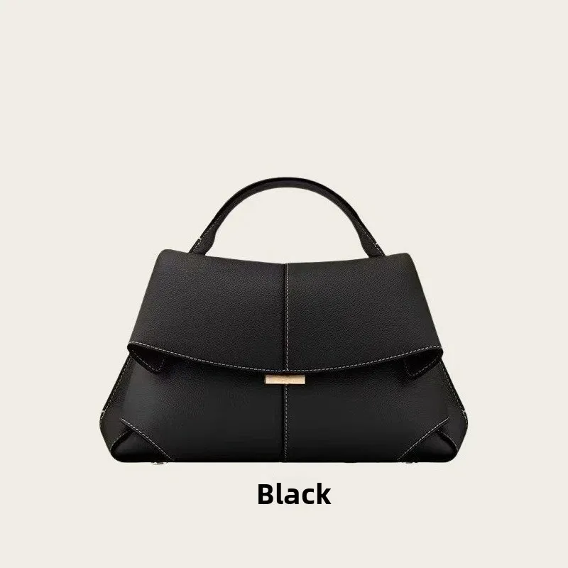 حقيبة يد نسائية جديدة عالية الجودة بتصميم فاخر وملمس جلدي مطوي وحقيبة كتف نسائية على طراز كروس #6