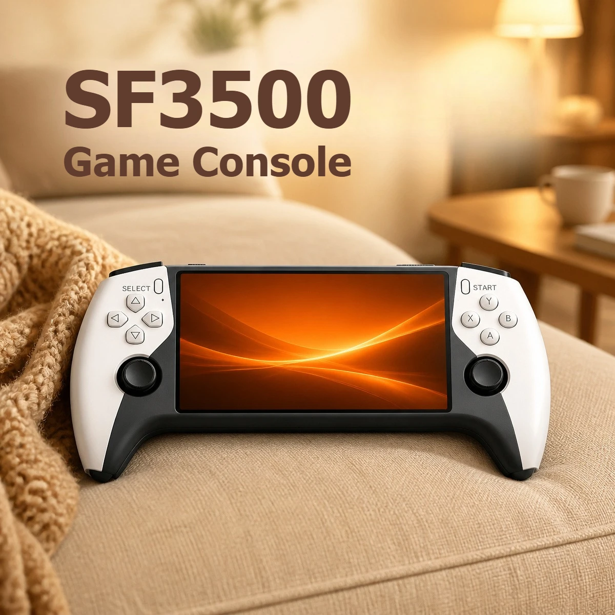 

SF3500 Retro Handheld Game Console Linux System 5-Inch IPS HD 4K 20000 Classical Games Portable Gaming Console