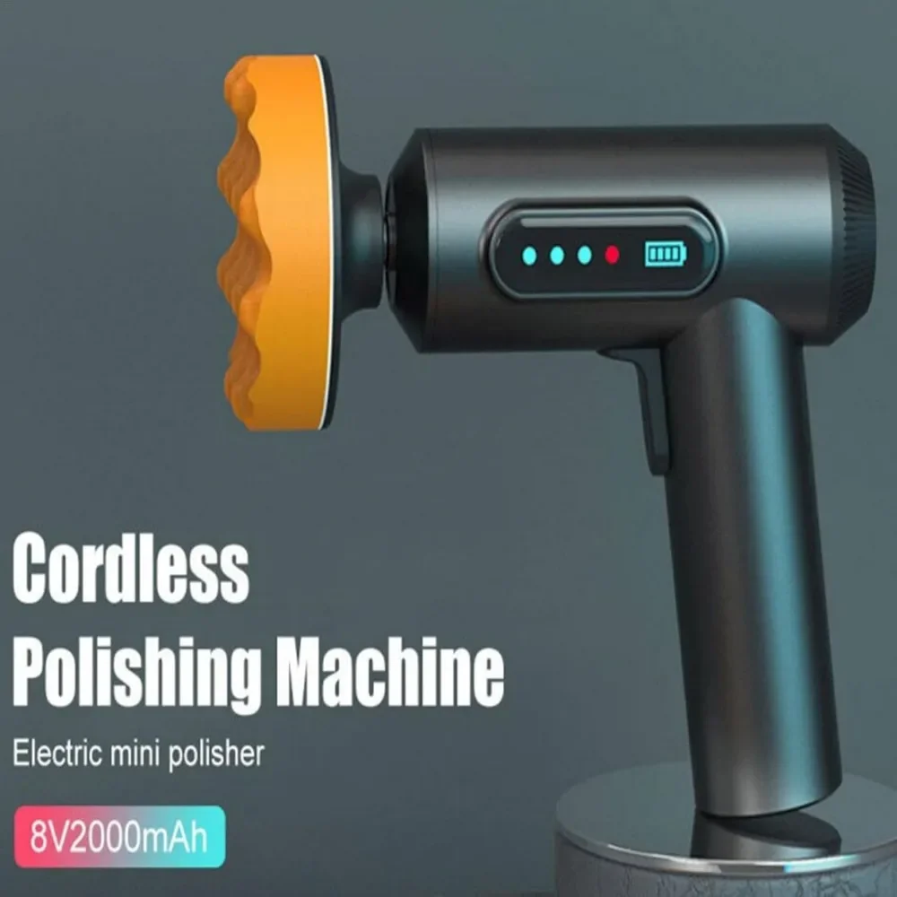 Mini Polishing Drill - Cordless Kit Detailing Machine, Car Polishing Machine Lightweight Cordless Car Buffer Polisher