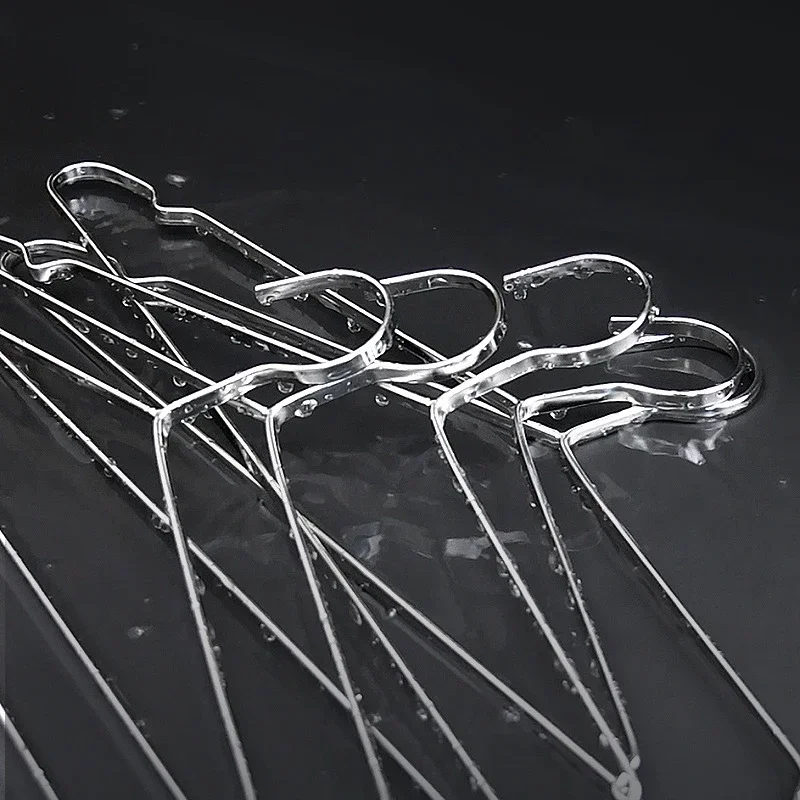 

New Thicken By 8mm Stainless Steel Hanger Clip Model Clothes Hanger Drying Socks Artifact Socks Rack Household Non-slip Hangers