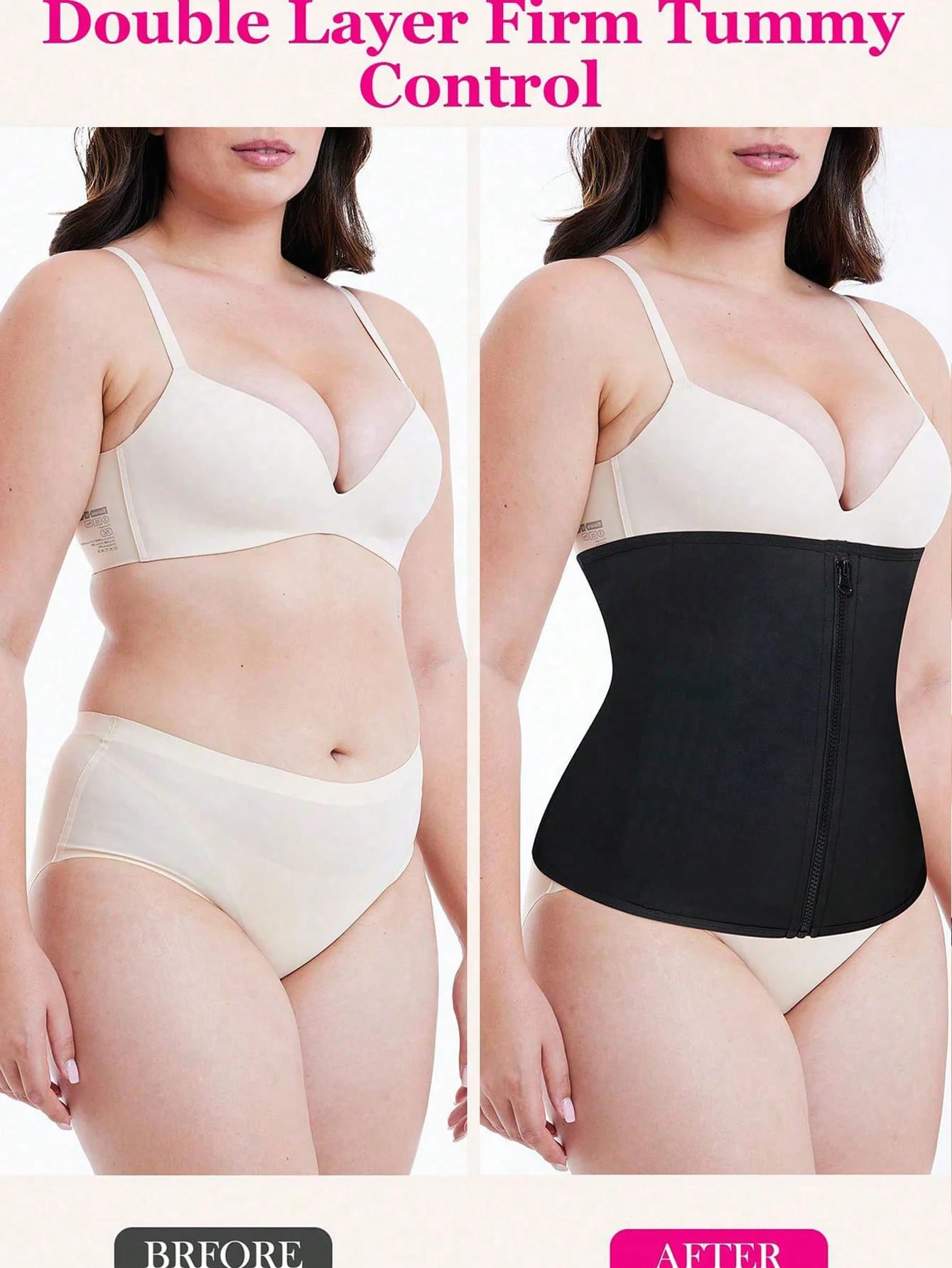 Vita trainer unisex per lo yoga: cintura di controllo addominale traspirante e che migliora il sudore con fibbia e chiusura con cerniera