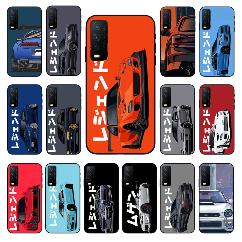 JDM Car Phone Case For VIVO Y31 Y21 Y70 Y21S Y20S Y72 Y35 Y11 Y53S Y33S Y55 Y76 Y51 Y11S Y01 Y1S Y91C Y91i