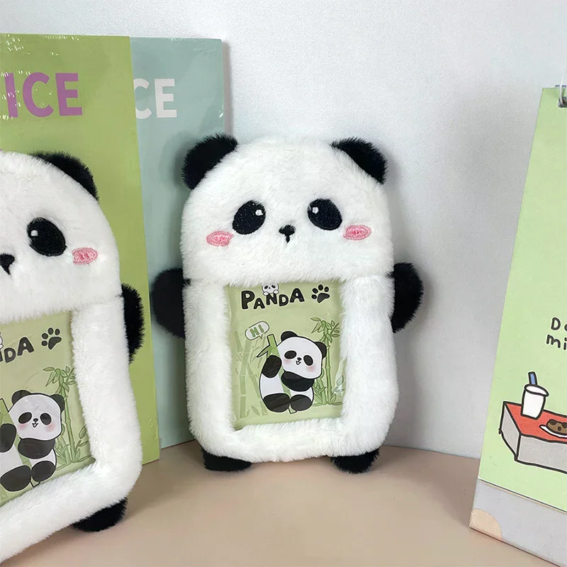 Stationery Kawaii Panda Cartoon Photocard Student High Quality Durable Material Easy To Install Ideal Gift Choice