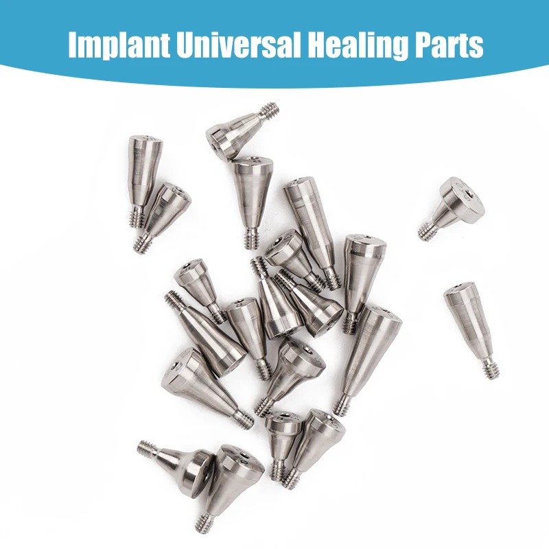 Dental Implant Replacement Screw Titanium Base Universal Parts For Osstem Titanium Alloy Healing Accessories