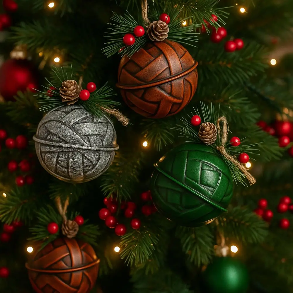 

Bowknot Christmas Bell Decorations Pinecone Red Berry Decorative Christmas Tree Hanging Bell Retro Hanging Sled Bells