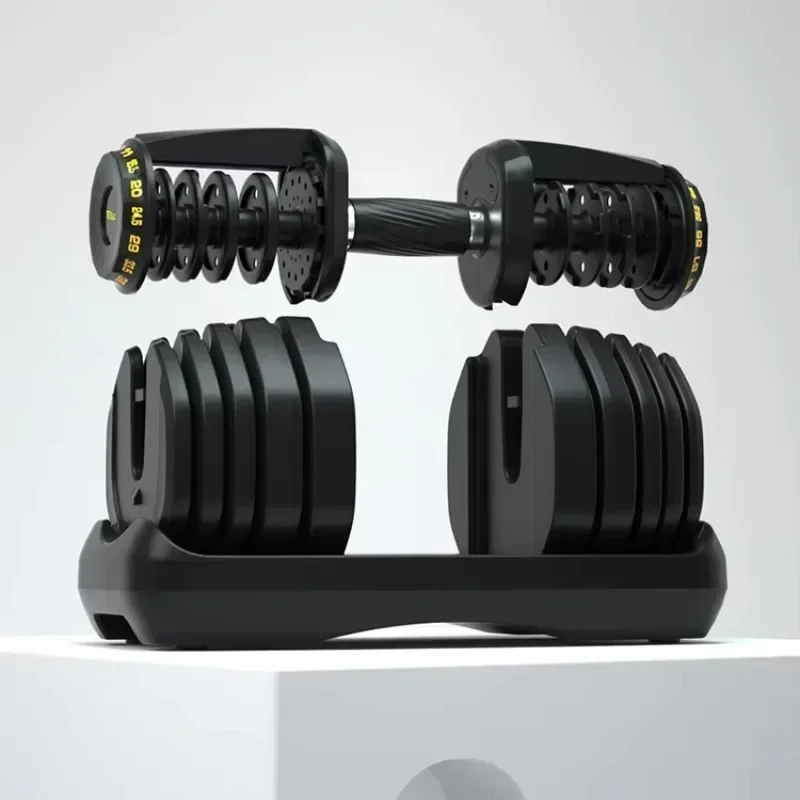 28kg Indoor Fitness Strong Adjustable Friendly Gym Adjustable Dumbbells Home Training Equipment