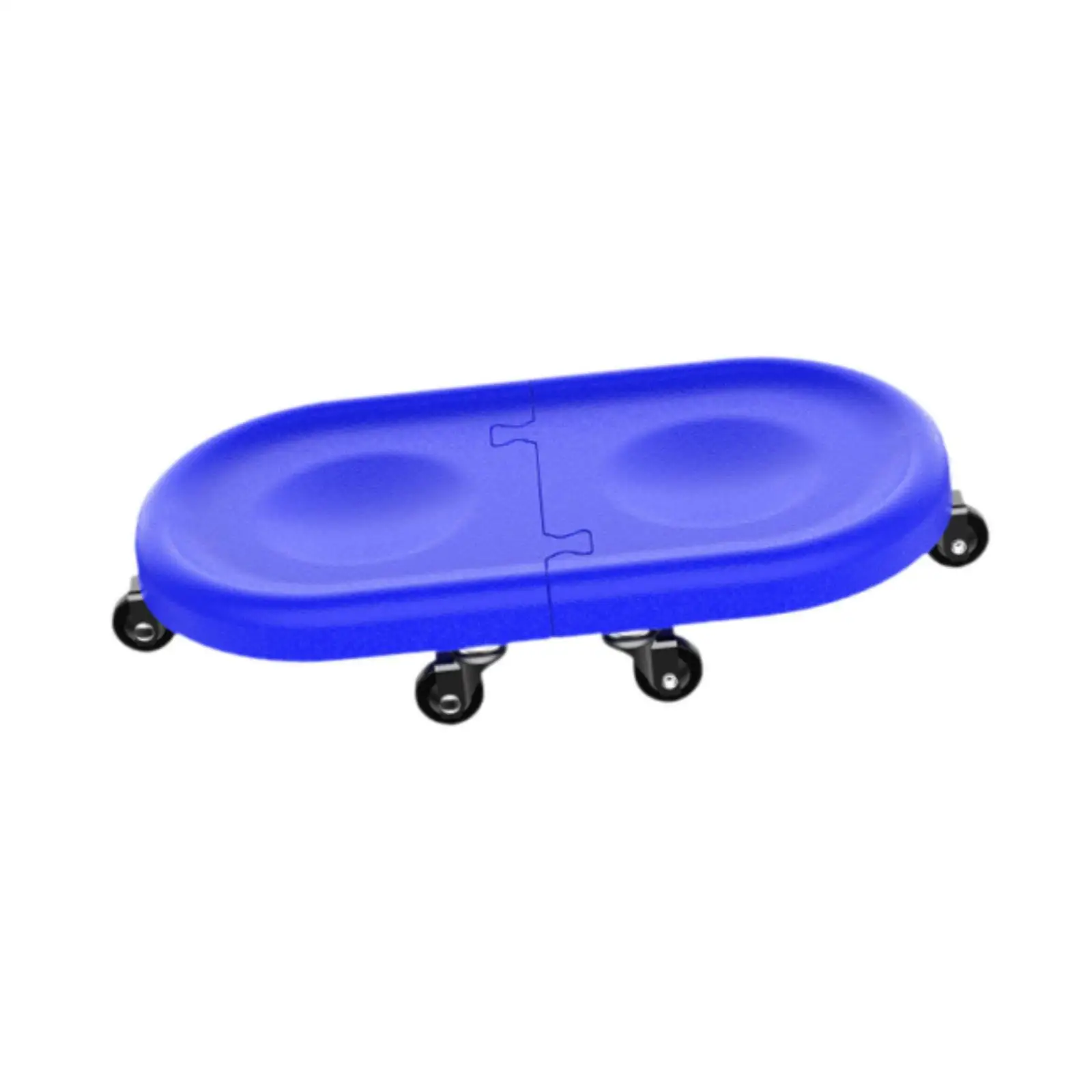 Silent Abdominal Exercise Roller Six Wheeled Rotatable Sliding Disc Portable Core Workout Board for Indoor Use