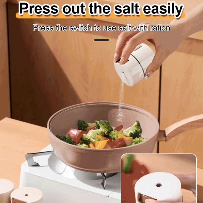 Kitchen supplies magnetic suite salt control quantitative seasoning bottle seasoning jar