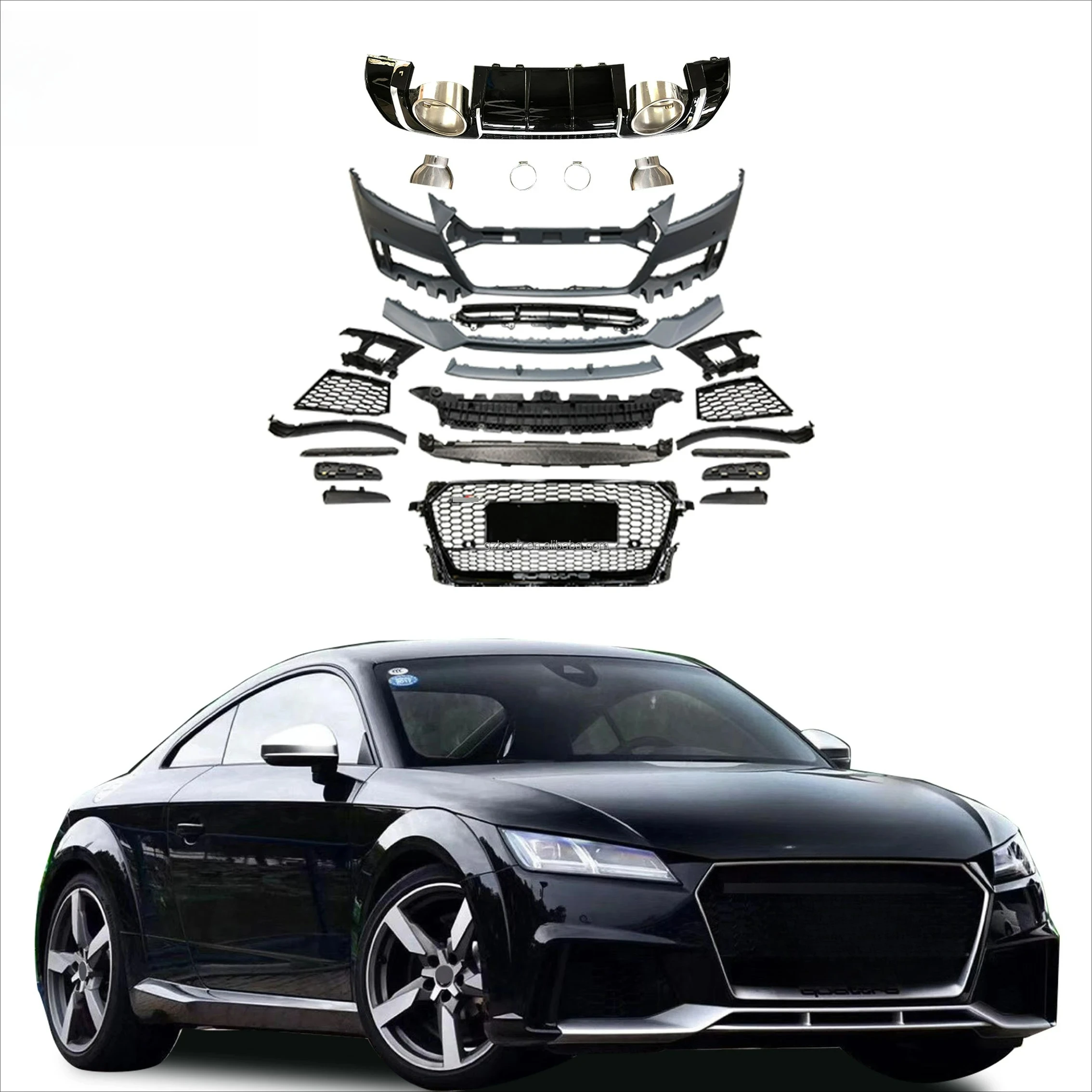 

Precision-engineered FORAudiTT/TTS Luxury Carbon Fiber TTRS Front Bumper Grille Diffuser 2015