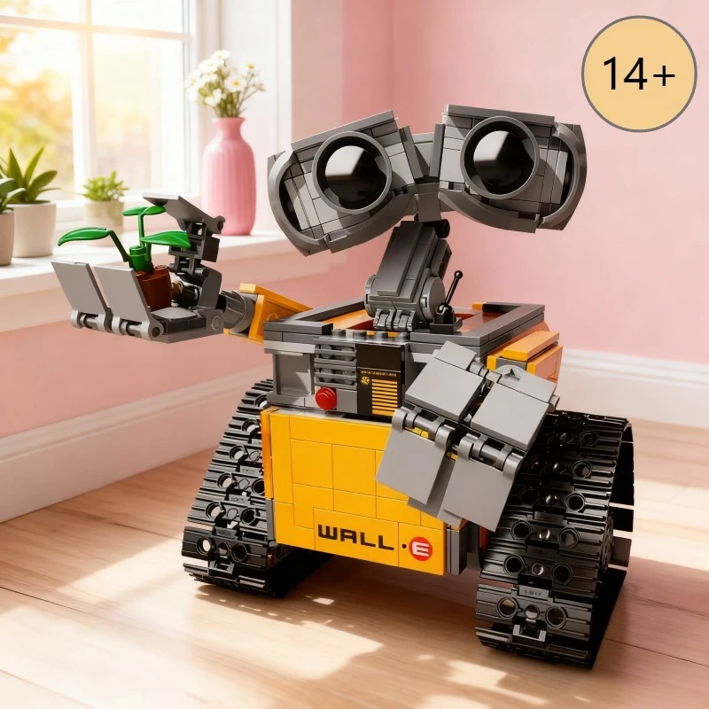 جديد 687 قطعة مجموعة مكعبات البناء Wall-E MOC Idea نموذج الفيلم الكلاسيكي التقني بنة تجميع لعبة أطفال هدية #2