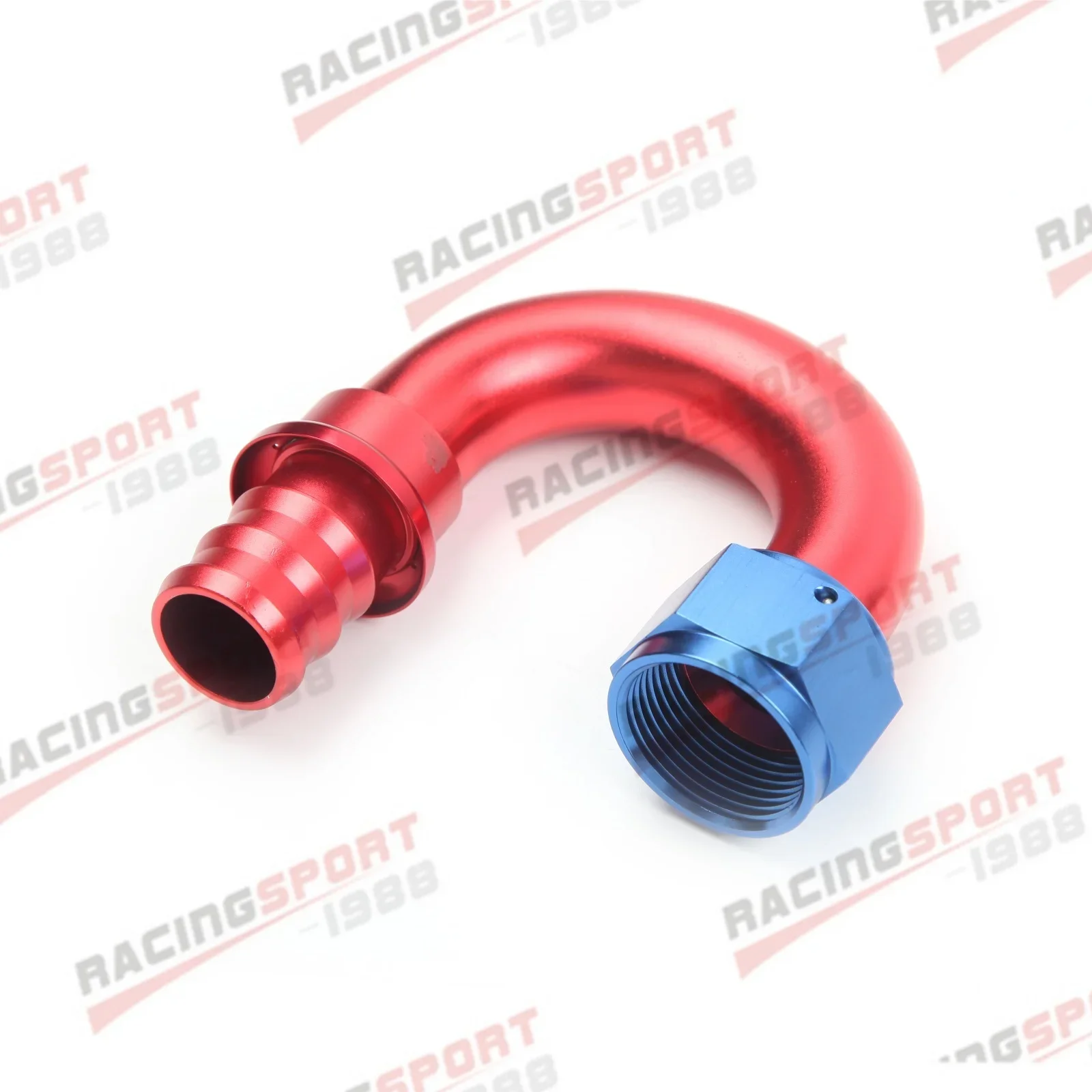 Uuiversal Aluminum AN4 AN6 AN8 AN10 AN12 AN16 Oil Fuel Fitting Oil Fuel Push On Hose 0 90 45 180 Degree Rubber Tube Hose End