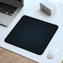 Small Mouse Pad Geometric Honeycomb Pattern Rubber Non-Slip Mat for Computer and Office Desk Keyboard Pad Gaming accessories