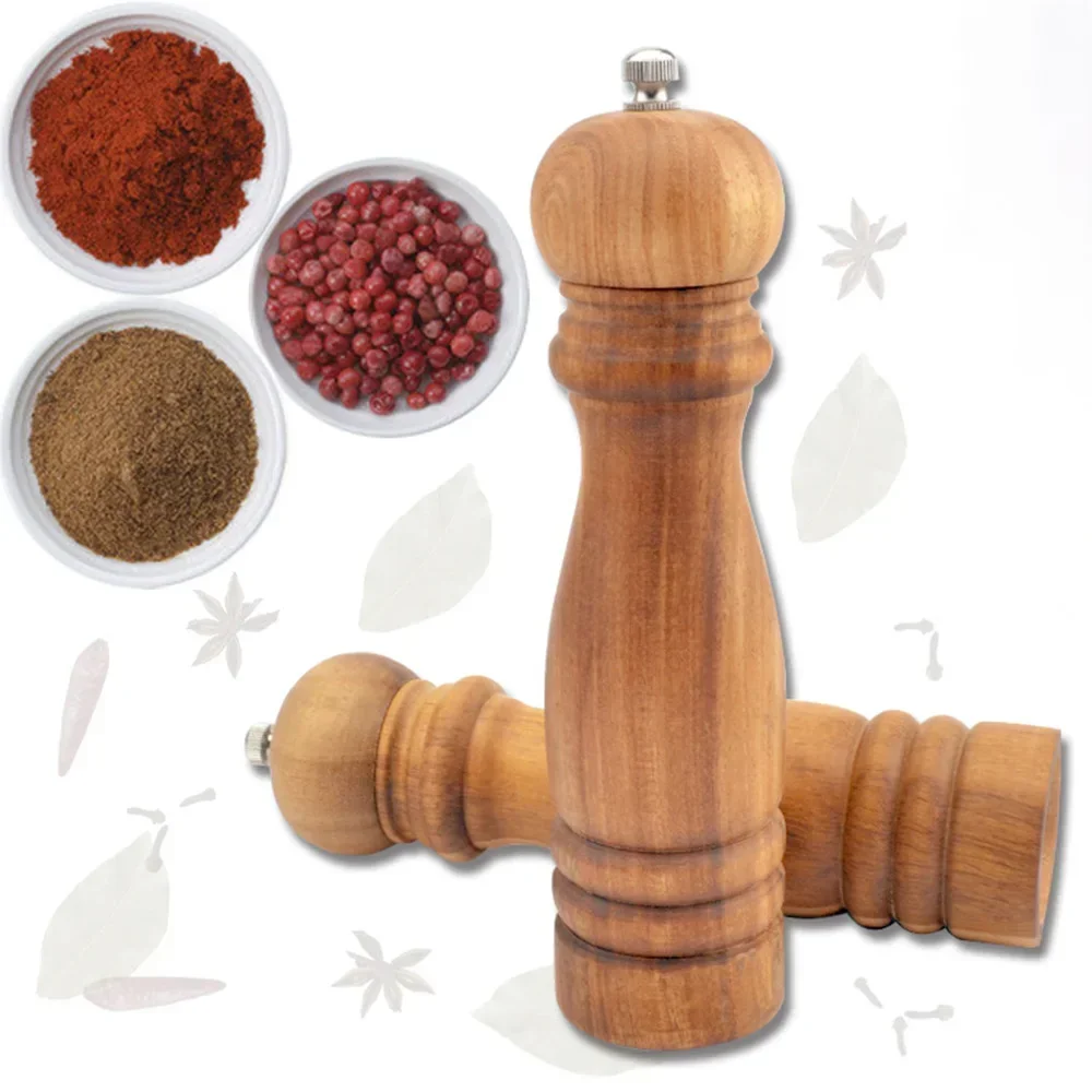 Manual Salt Pepper Grinder Mill Clear Seasoning Muller Spice Milling Gadget Pepper Grinding Kitchen Accessories Gadget Cocina