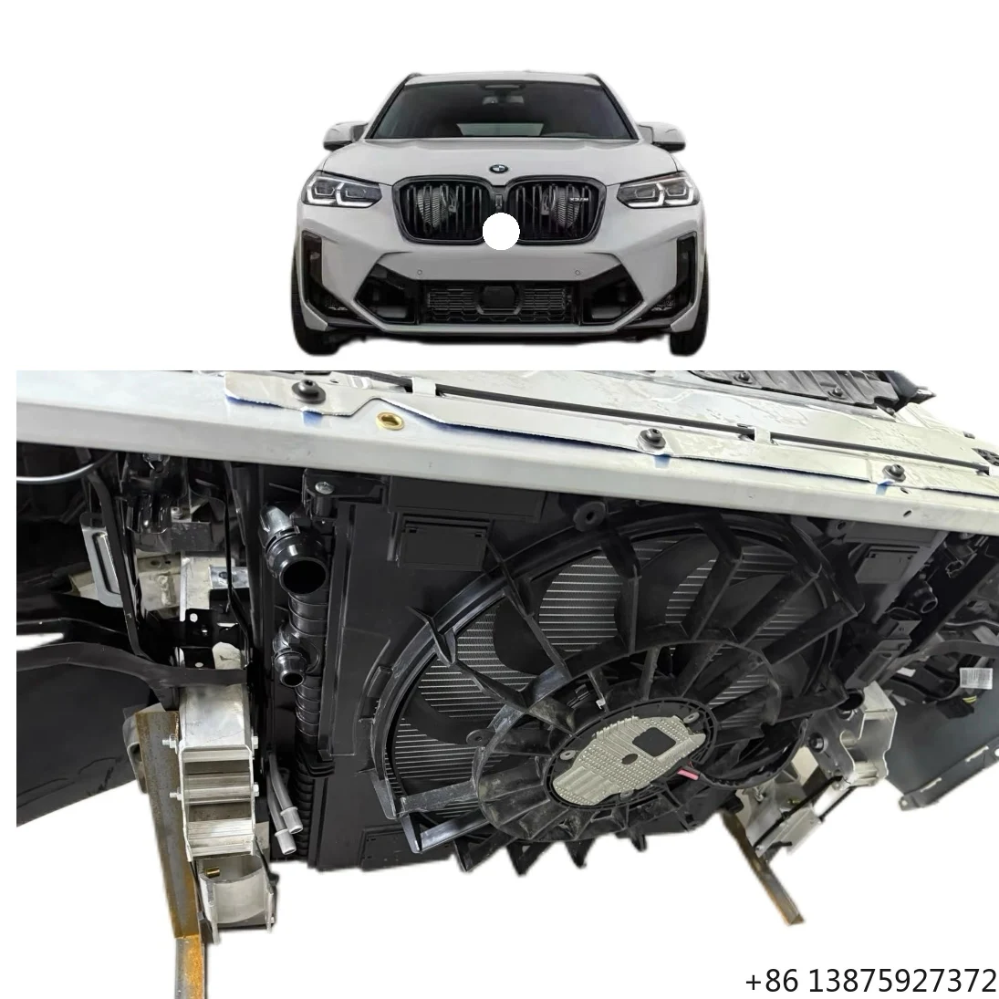 High Quality Hot Selling X3 G01g08 Front Bumper with Grille, Bumper LED Lights, Radiator Assembly for  Body Kit