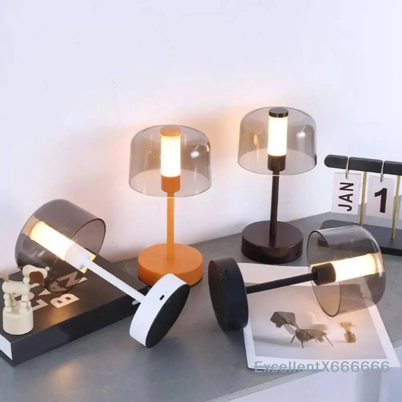 

Перезаряжаемая USB-лампа в ретро-стиле, беспроводная, металлическая, с регулировкой трех цветов, мягкое освещение для офиса и чтения за столом