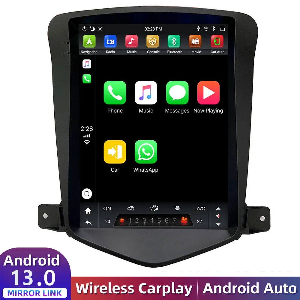 

Мультимедийная магнитола Carplay, 2DIN, 9,7 дюйма, 4G, DSP, Android 13,0, GPS-навигация для Chevrolet Cruze J300 2008-2012