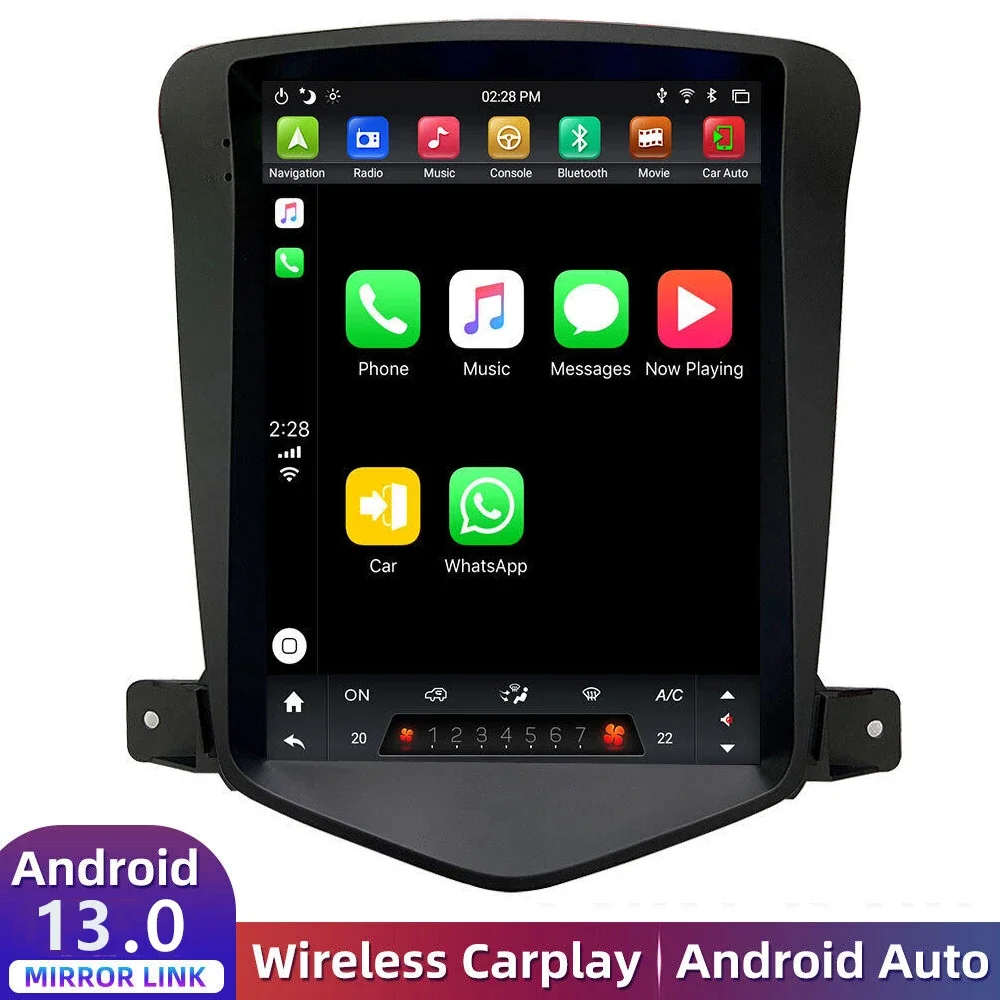 

9.7" 4G Carplay DSP 2din Android 13.0 Car Radio Multimidia Video Player Navigation GPS for Chevrolet Cruze J300 2008-2012